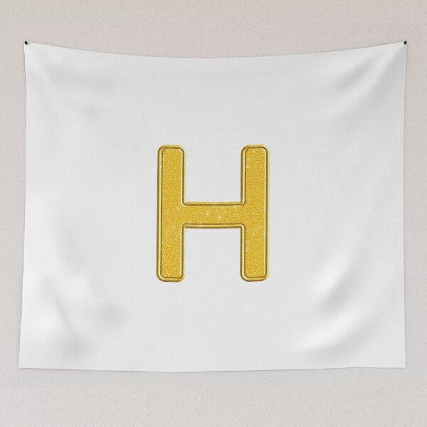 Item preview, Letter H Pink Glitter designed and sold by erion-store.
