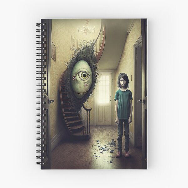 Item preview, Weird bizarre art with a boy and a monster designed and sold by mrlongfield.