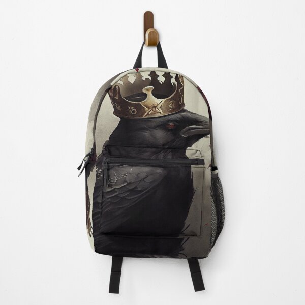 Item preview, A black raven with a golden crown. designed and sold by Maniock.