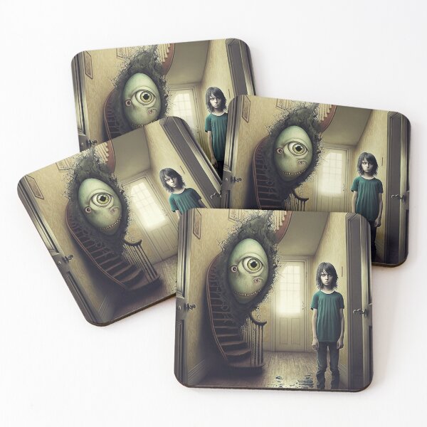 Item preview, Weird bizarre art with a boy and a monster designed and sold by mrlongfield.
