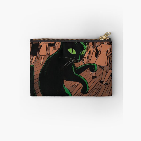 Item preview, Partying Black Cat - Comic Art - Dancing at Nightclub designed and sold by The-Fox-Hole.