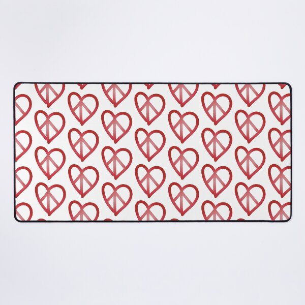 Item preview, Peace&Love Red Heart Mosaico designed and sold by Sshara.