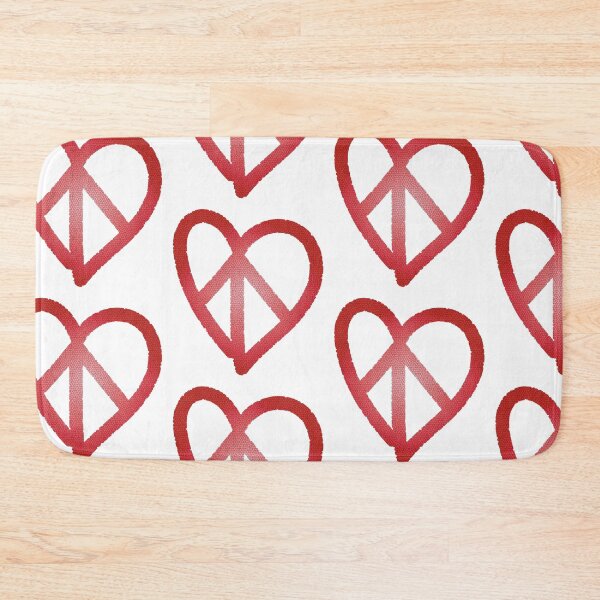 Item preview, Peace&Love Red Heart Mosaico designed and sold by Sshara.