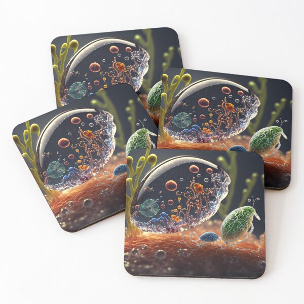 Item preview, Imagined Biology Glass Like Microscopic Organisms designed and sold by FunWearVM.