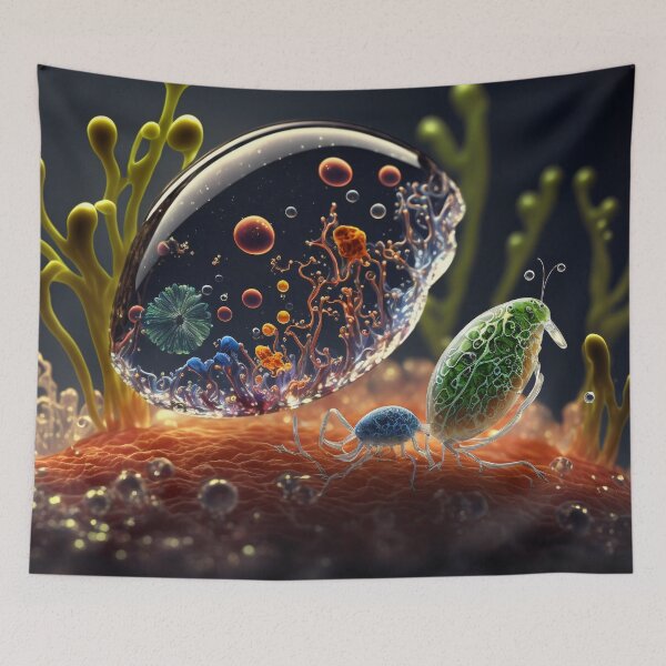 Item preview, Imagined Biology Glass Like Microscopic Organisms designed and sold by FunWearVM.