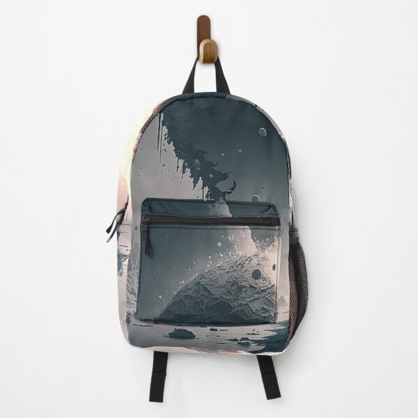 Item preview, Strange planet with man and a moon designed and sold by mrlongfield.