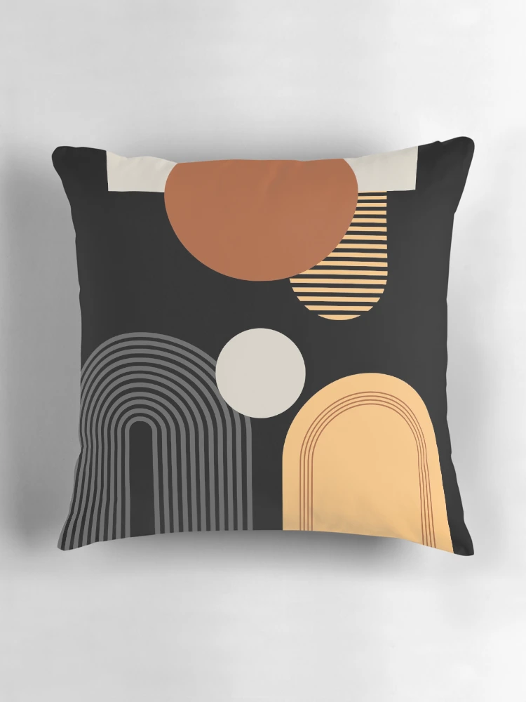 Thumbnail 3 of 4, Pillow, Abstract Neutral Pattern designed and sold by RagWeasel.