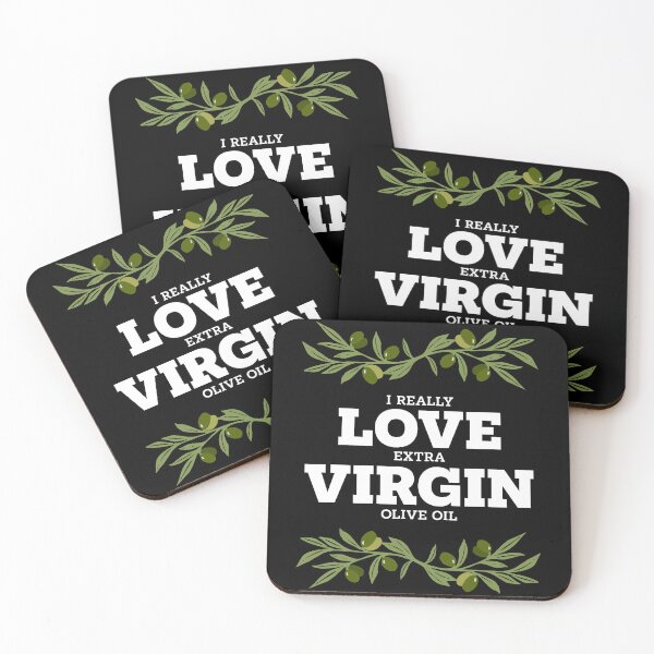Item preview, I Really Love Extra Virgin Olive Oil - Bold White designed and sold by Reconocer.