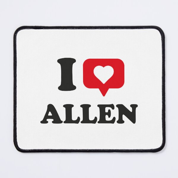 Item preview, I Love Allen, I Heart Allen, Hometown Allen, Texas designed and sold by Danylo Mikhnievych.