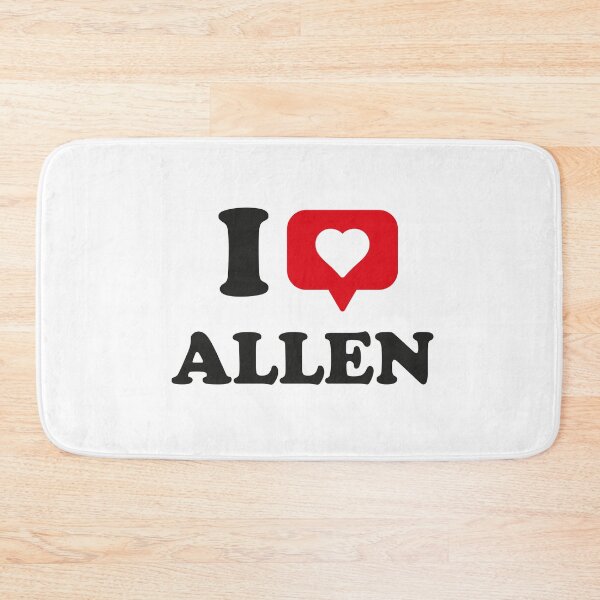 Item preview, I Love Allen, I Heart Allen, Hometown Allen, Texas designed and sold by Danylo Mikhnievych.