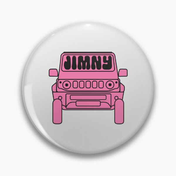 Item preview, Simple Suzuki Jimny in Pink | Y2K Retro Sticker designed and sold by stoicjimny.