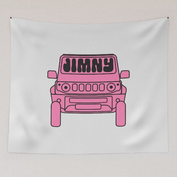 Item preview, Simple Suzuki Jimny in Pink | Y2K Retro Sticker designed and sold by stoicjimny.