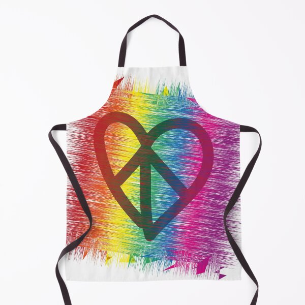 Item preview, Peace&Love Rainbow Square designed and sold by Sshara.