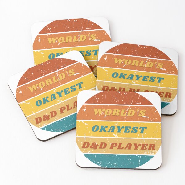 Item preview, World's Okayest D&D Player Version 2 designed and sold by FoxNPup.