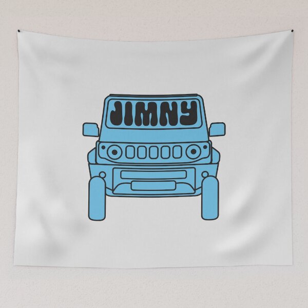 Item preview, Simple Suzuki Jimny in Blue | Y2K Retro Sticker designed and sold by stoicjimny.