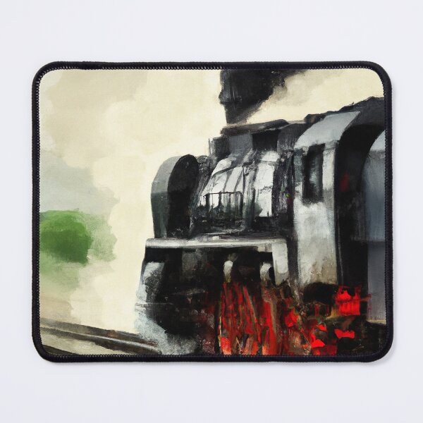 Item preview, Big boy old retro steam engine and locomotive painting designed and sold by TheContactor.