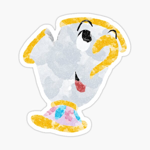 Item preview, Beauty and The Beast Chip watercolour designed and sold by fishercraft.