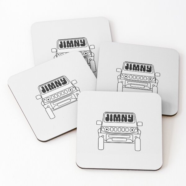 Item preview, Simple Suzuki Jimny in White | Y2K Retro Sticker designed and sold by stoicjimny.