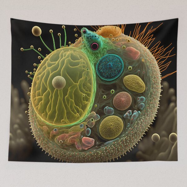 Item preview, Colorful Imagined Biology Of Microscopic Organisms designed and sold by FunWearVM.
