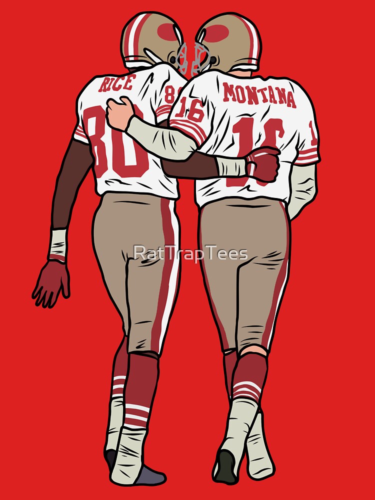 Jerry Rice and Joe Montana Essential T-Shirt for Sale by RatTrapTees