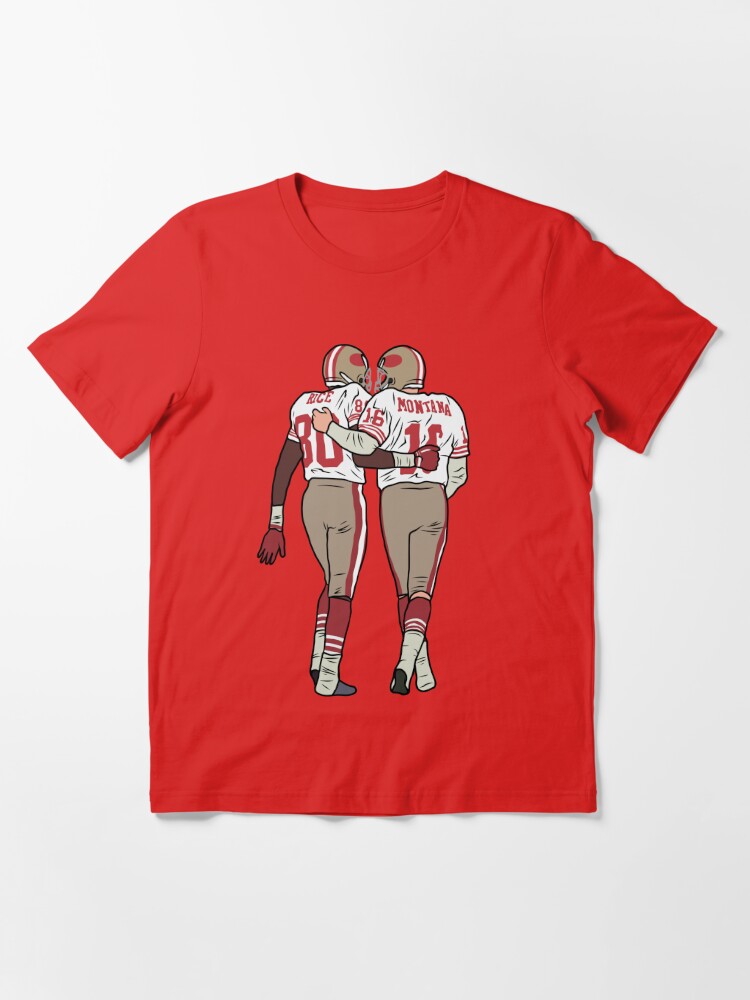 Jerry Rice and Joe Montana Essential T-Shirt for Sale by RatTrapTees