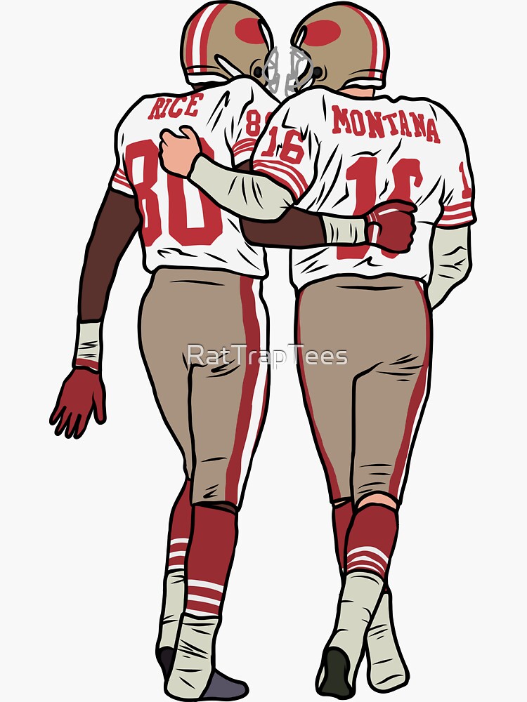 Joe Montana , Jerry Rice San Francisco 49ers wall art, Rice , Montana –  Capital Canvas Prints