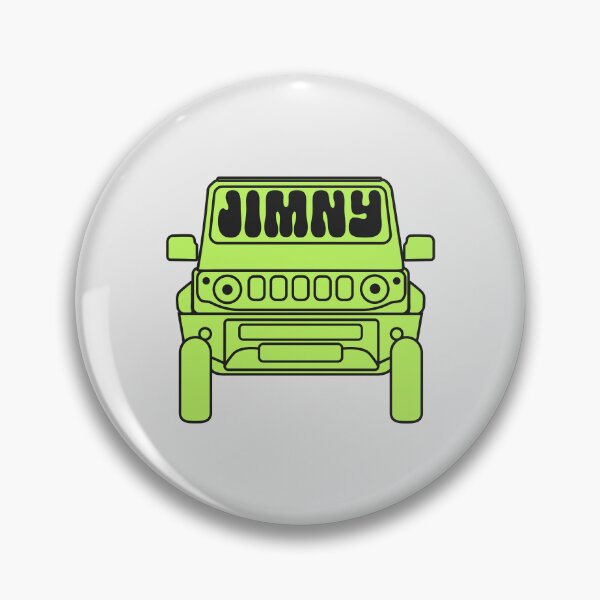 Item preview, Simple Suzuki Jimny in Kinetic Yellow | Y2K Retro Sticker designed and sold by stoicjimny.