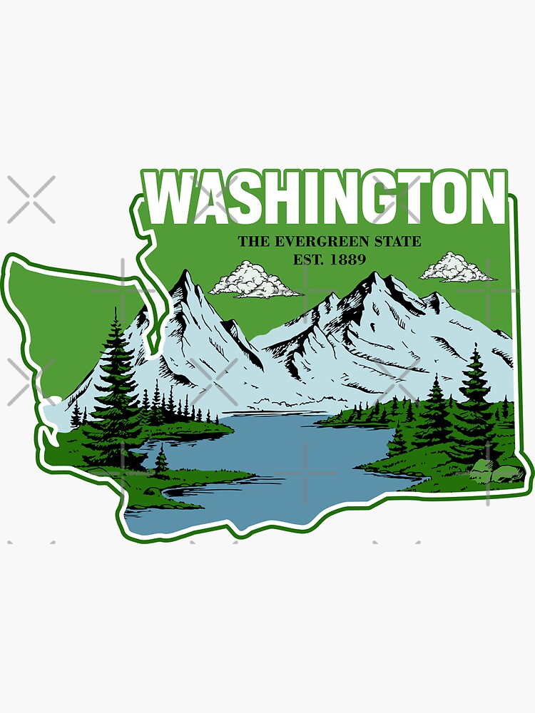 Washington Football Fans Sticker for Sale by Dmitri Morari