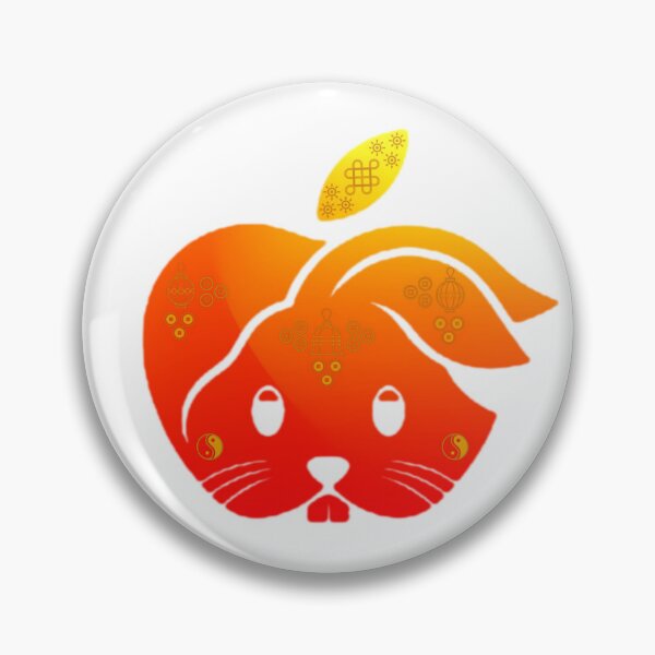 Item preview, Chinese Culture Apple logo | Apple launched 2023 rabbit lunar new year | Rabbit of the new zodiac year  designed and sold by ZaqGum.