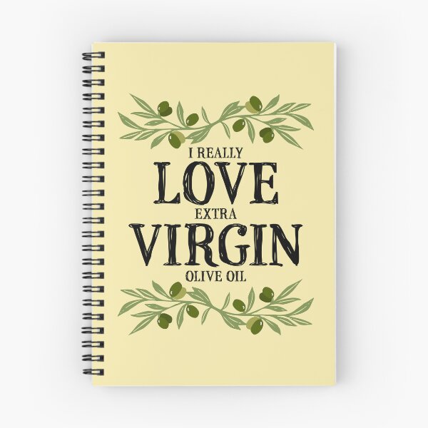 Item preview, I Really Love Extra Virgin Olive Oil - Quirky Black  designed and sold by Reconocer.