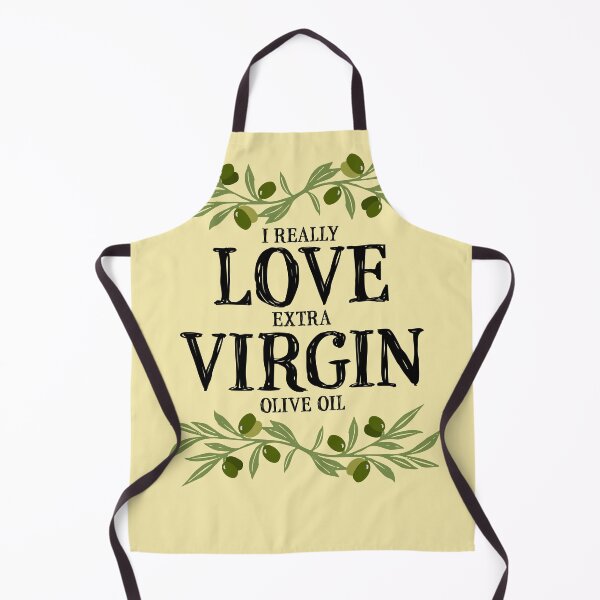Item preview, I Really Love Extra Virgin Olive Oil - Quirky Black designed and sold by Reconocer.