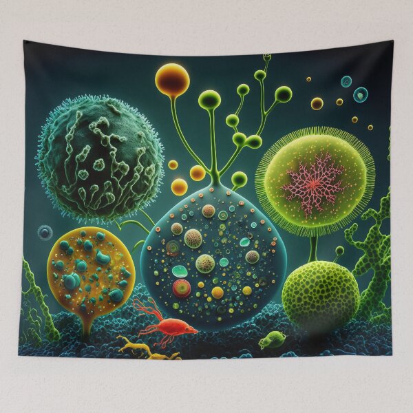 Item preview, Beautiful Imaginary Microscopic Organisms  designed and sold by FunWearVM.