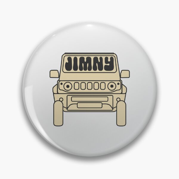 Item preview, Simple Suzuki Jimny in Chiffon Ivory | Y2K Retro Sticker designed and sold by stoicjimny.