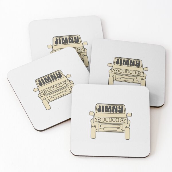 Item preview, Simple Suzuki Jimny in Chiffon Ivory | Y2K Retro Sticker designed and sold by stoicjimny.