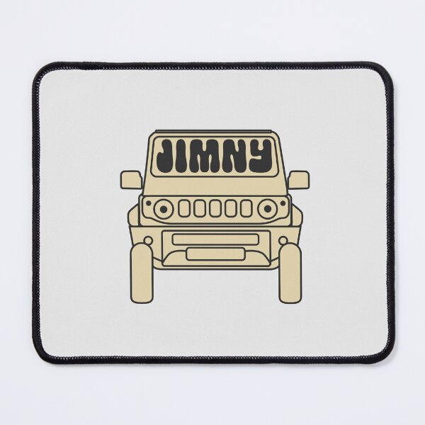 Item preview, Simple Suzuki Jimny in Chiffon Ivory | Y2K Retro Sticker designed and sold by stoicjimny.