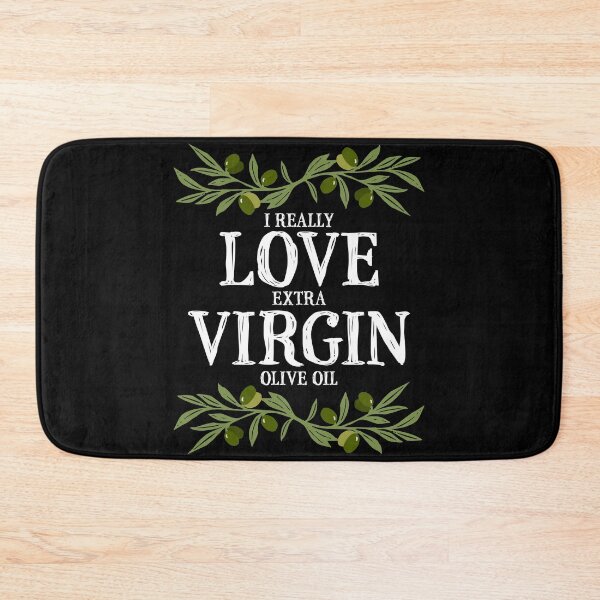 Item preview, I Really Love Extra Virgin Olive Oil - Quirky White designed and sold by Reconocer.