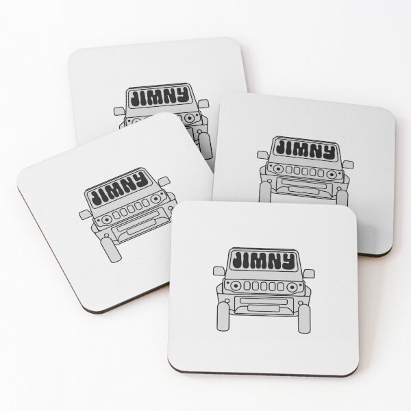 Item preview, Simple Suzuki Jimny in Silver | Y2K Retro Sticker designed and sold by stoicjimny.