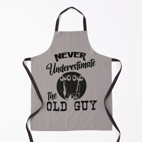 Item preview, Never Underestimate the Old Guy designed and sold by Blended Designs ⭐⭐⭐⭐⭐.