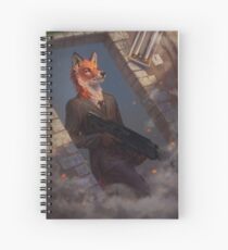 Fox agent Spiral Notebook