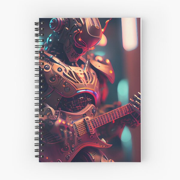 Item preview, Robot playing guitar designed and sold by GoBeyondChannel.