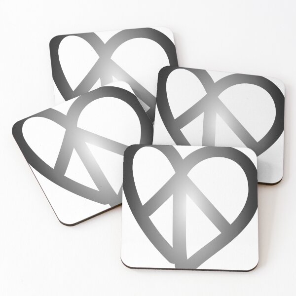 Item preview, Peace&Love Heart Sfumatura designed and sold by Sshara.