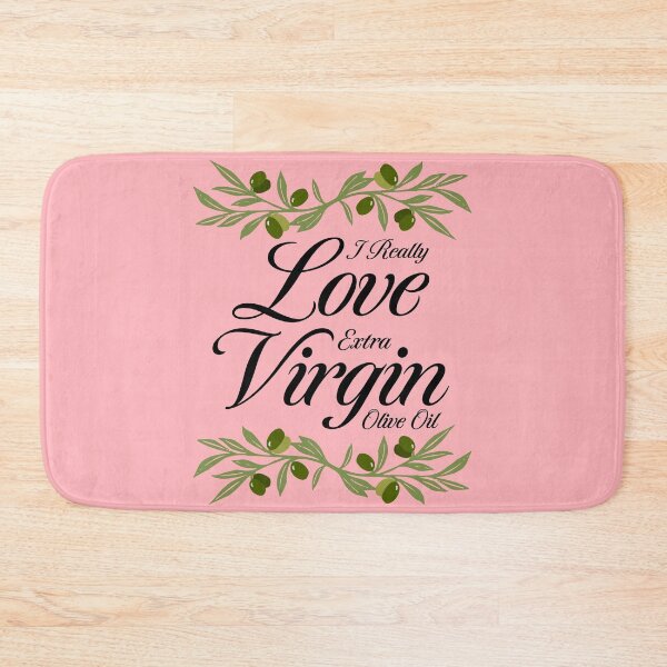 Item preview, I Really Love Extra Virgin Olive Oil - Cursive Script Black designed and sold by Reconocer.