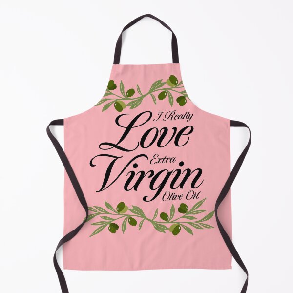 Item preview, I Really Love Extra Virgin Olive Oil - Cursive Script Black designed and sold by Reconocer.
