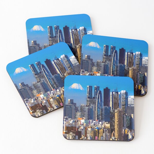 Item preview, Tokyo Japan Mount Fuji Daytime Skyline designed and sold by Jon-Baran.