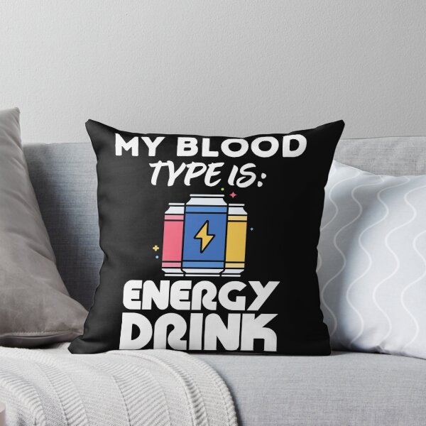 Item preview, My blood type is Energy Drink designed and sold by DesignsByTaila.