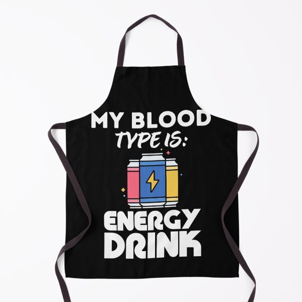 Item preview, My blood type is Energy Drink designed and sold by DesignsByTaila.