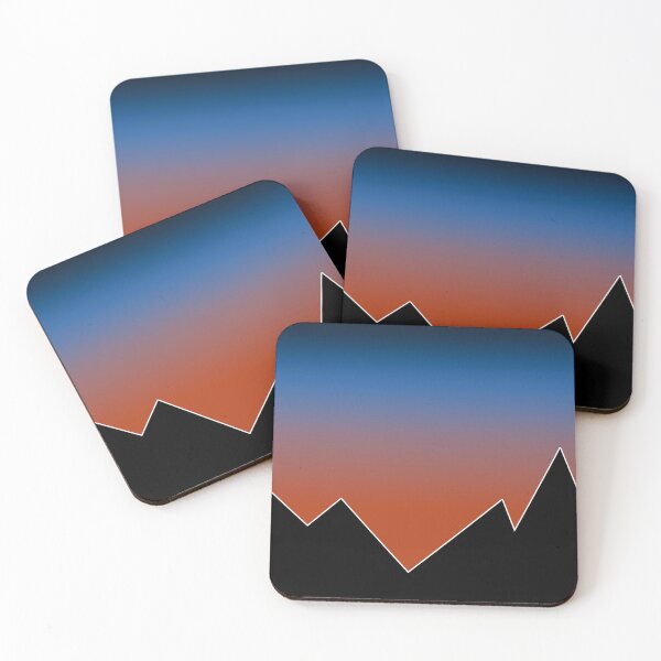 Item preview, Sunset Behind Mountains designed and sold by pstenebraslux.