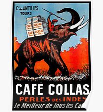CAFE COLLAS: Vintage Kaffee 1927 Werbung Print Poster