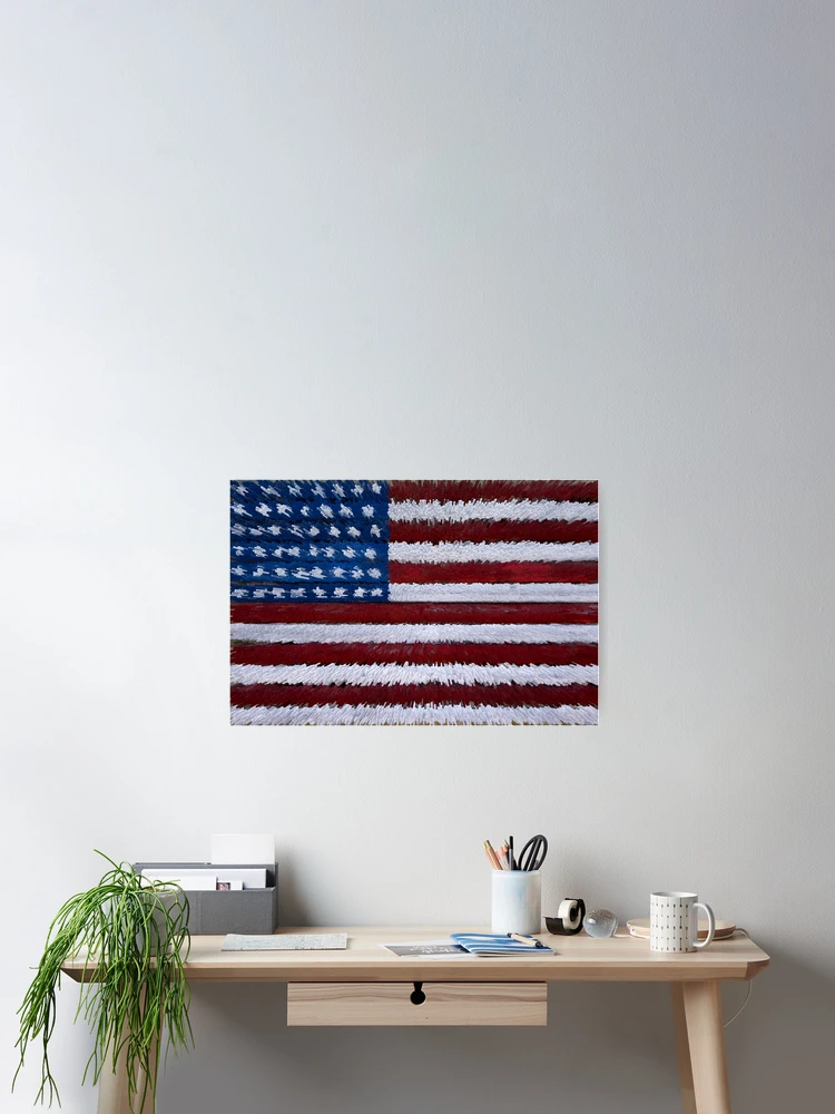 Thumbnail 2 of 3, Poster, Exploding Flag designed and sold by Dave Hare Photography.