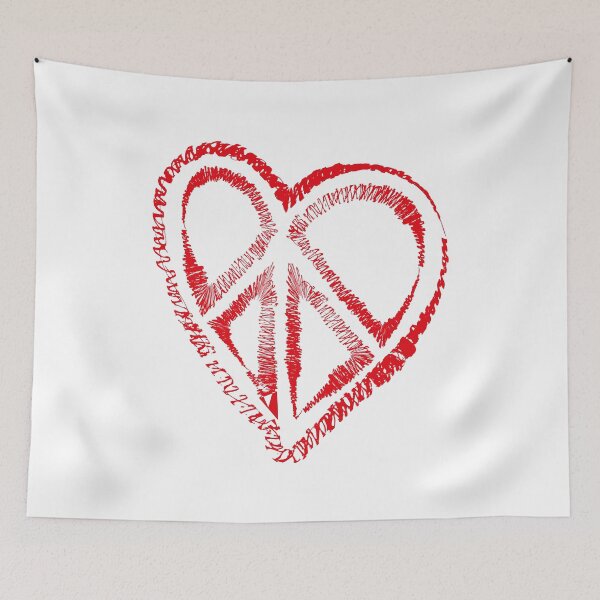Item preview, Peace&Love Heart Pen Scarabocchio designed and sold by Sshara.